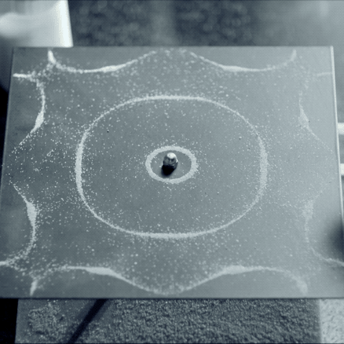 A gif of chladni plate footage