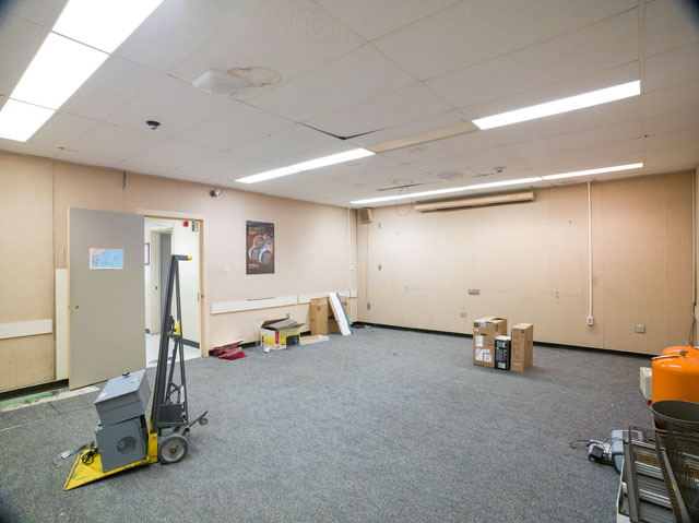 High resolution exterior and interior architectural photos of building 41 (next to Bldg. 36).