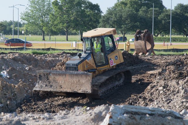 Documentation of demolition of Building 222.