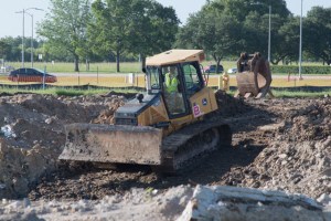 Documentation of demolition of Building 222.