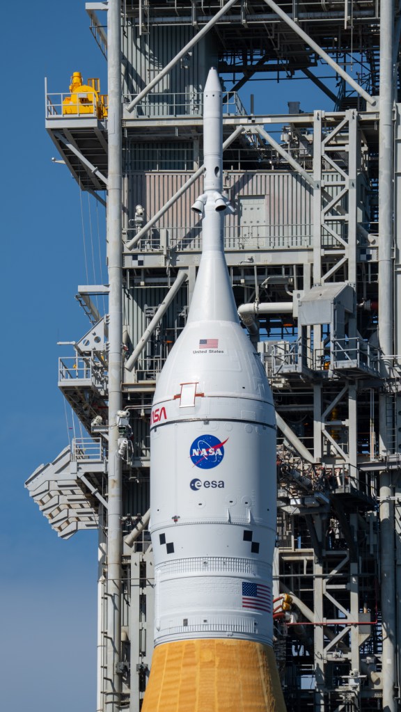 NASA’s Orion Spacecraft at Launch Pad