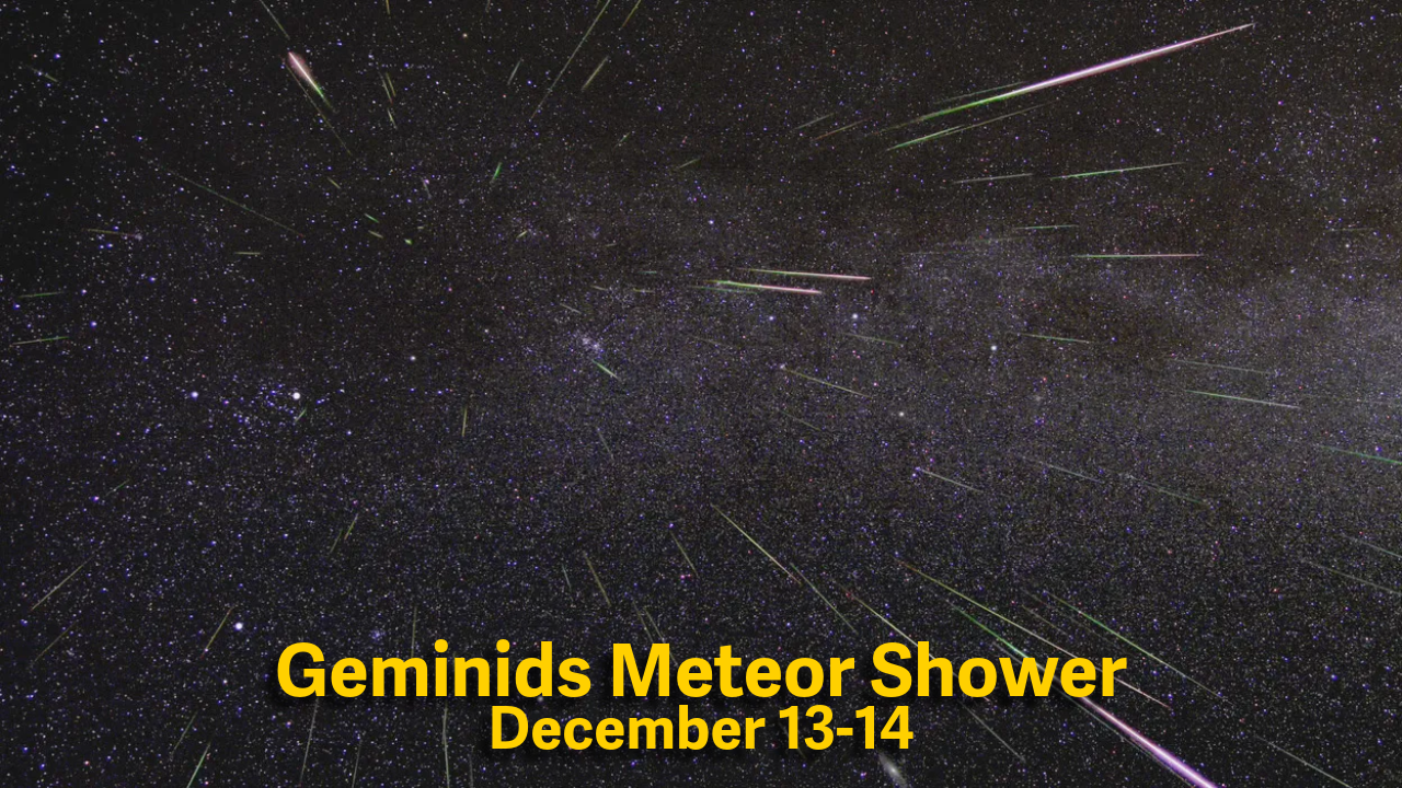 An outburst of Perseid meteors lights up the sky in August 2009 in this time-lapse image.