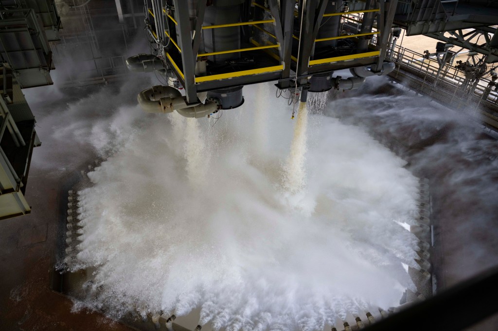 New cooling systems are tested at the Thad Cochran Test Stand