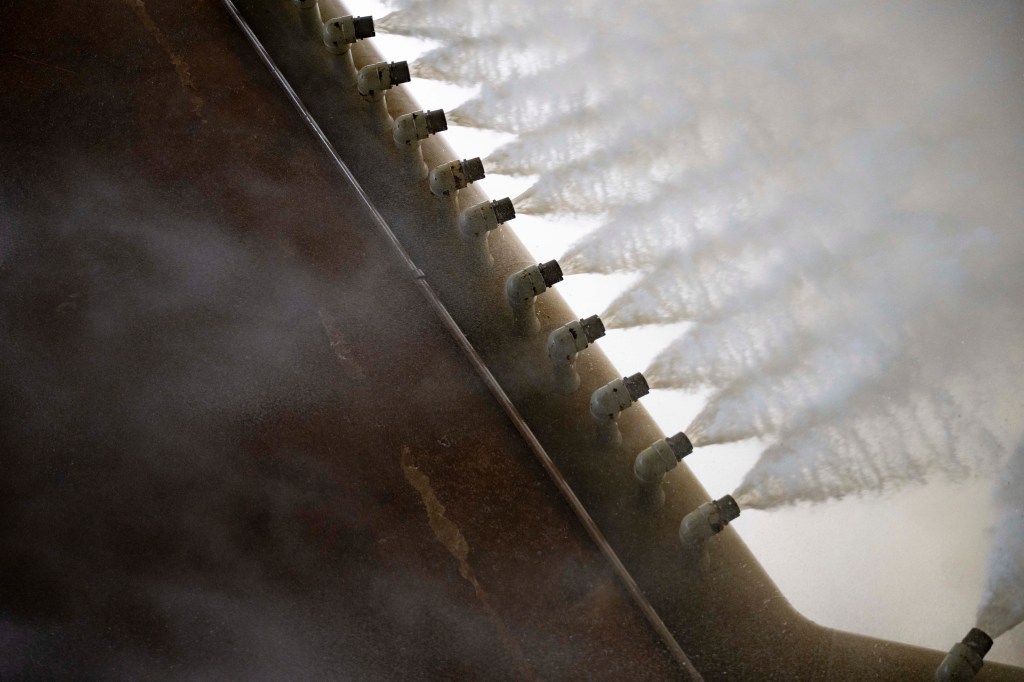 New cooling systems are tested at the Thad Cochran Test Stand