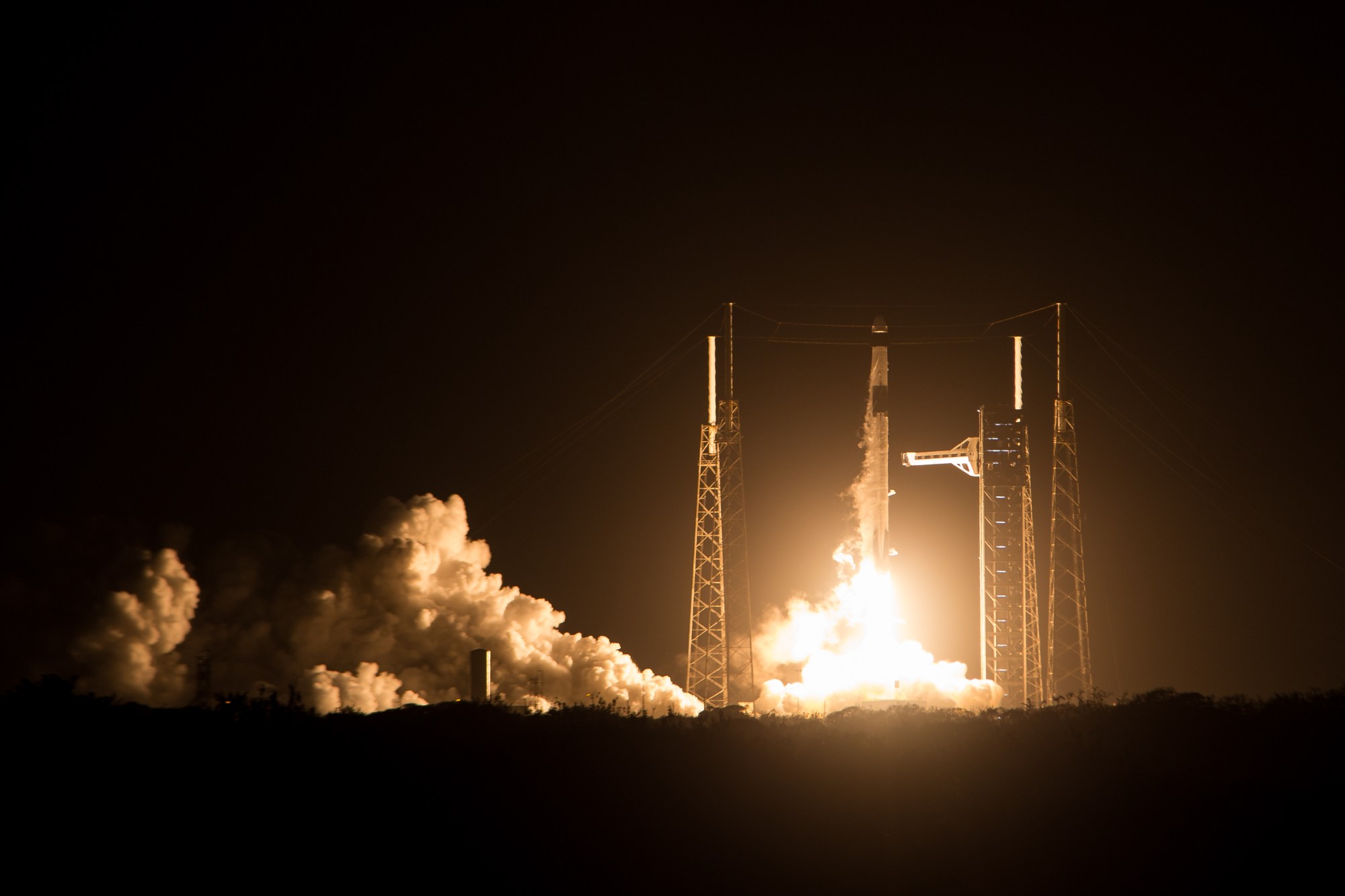 A SpaceX Falcon 9 rocket carrying the company's Dragon spacecraft is launched on NASA’s SpaceX Crew-12 mission to the International Space Station with NASA astronauts Jessica Meir, Jack Hathaway, ESA (European Space Agency) astronaut Sophie Adenot, and Roscosmos cosmonaut Andrey Fedyaev onboard, Friday, Feb. 13, 2026, from Cape Canaveral Space Force Station in Florida. NASA’s SpaceX Crew-12 mission is the twelfth crew rotation mission of the SpaceX Dragon spacecraft and Falcon 9 rocket to the International Space Station as part of the agency’s Commercial Crew Program. Meir, Hathaway, Adenot, and Fedyaev launched at 5:15 a.m. EST from Space Launch Complex 40 at the Cape Canaveral Space Force Station to begin a mission aboard the orbital outpost.