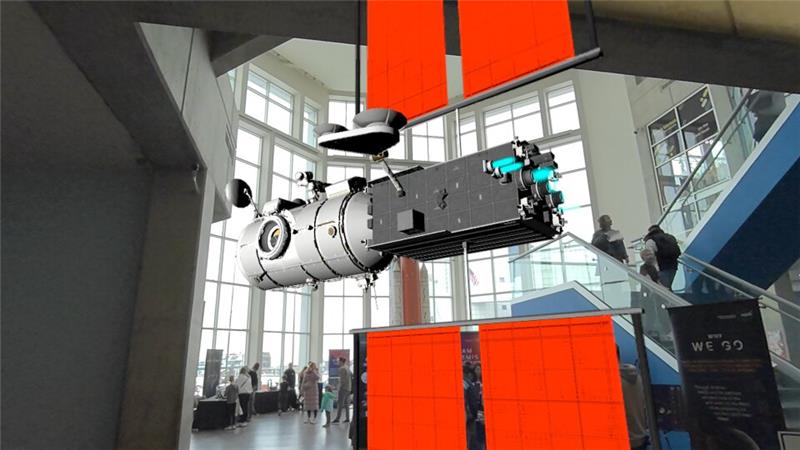 Visualization of Lunar Gateway in Augmented Reality