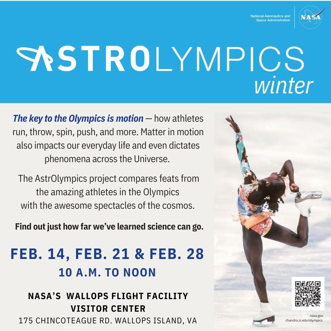 Winter AstrOlympics social post for the WFFVC