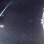 Two CubeSats can be seen in the Orion stage adapter, right, as the Orion spacecraft separates from SLS during the Artemis I mission.