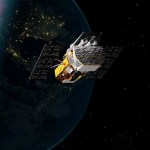 NASA’s Neil Gehrels Swift Observatory, shown in this artist’s concept, orbits Earth as it studies the ever-changing universe.