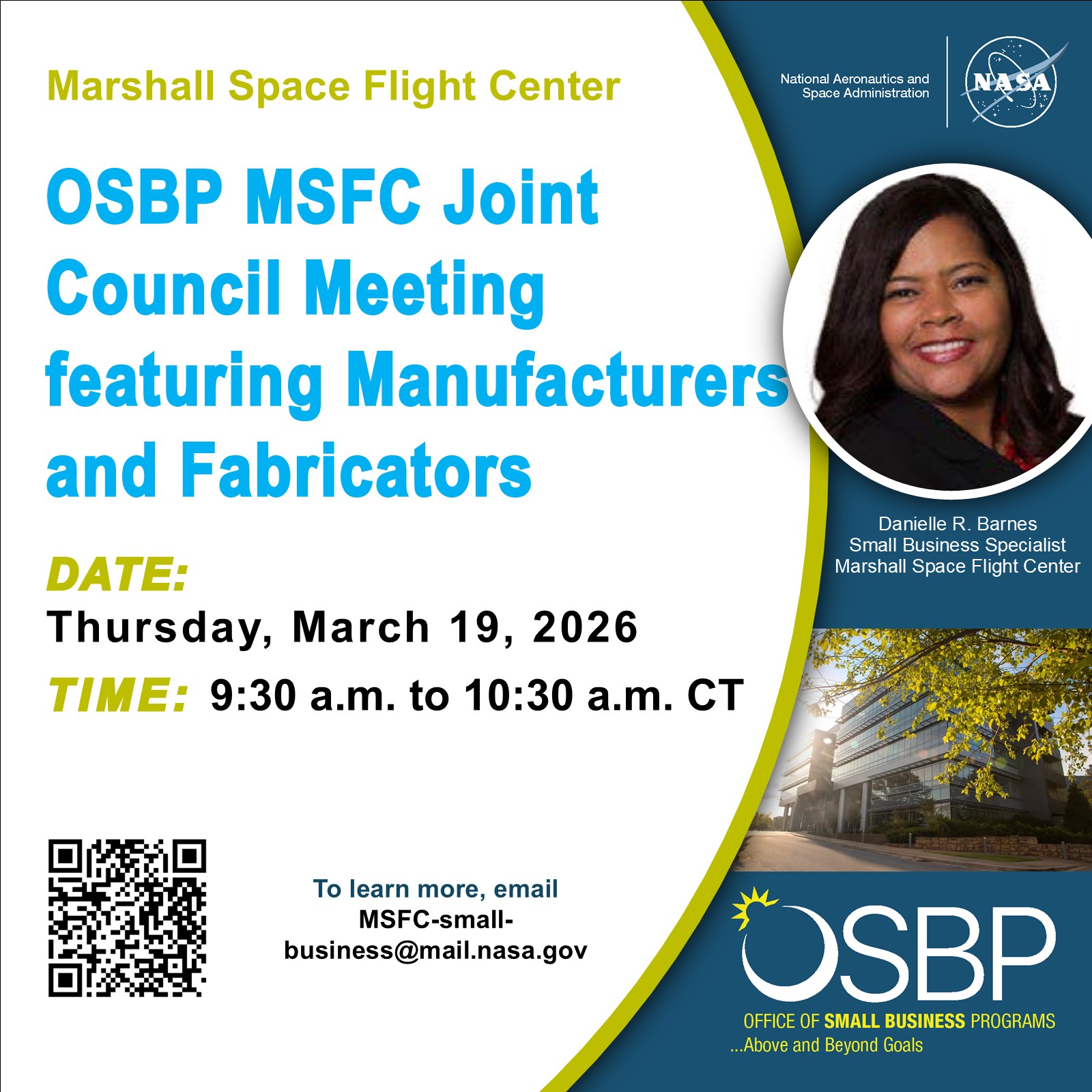 OSBP MSFC Joint Council Meeting featuring Manufacturers and Fabricators