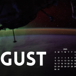 A wispy green aurora australis fades into a dim orange-yellow airglow above Earth’s horizon in this photograph taken at approximately 2:31 a.m. local time from the International Space Station, as it orbited 270 miles above the Indian Ocean, south of Perth, Australia.