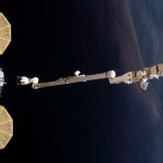 Pictured, the Canadarm2 robotic arm releases Northrop Grumman’s Cygnus XL cargo craft after it was installed on the Earth-facing port of the Unity module.