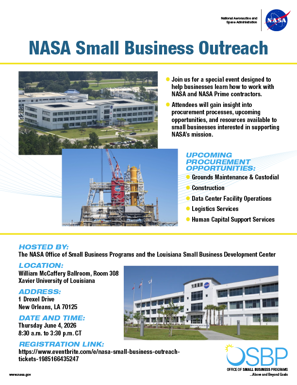 NASA Small Business Outreach 