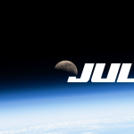 The Last Quarter Moon is pictured above Earth's atmosphere from the International Space Station as it soared 260 miles over the Pacific Ocean southwest of Panama on the Latin American continent.