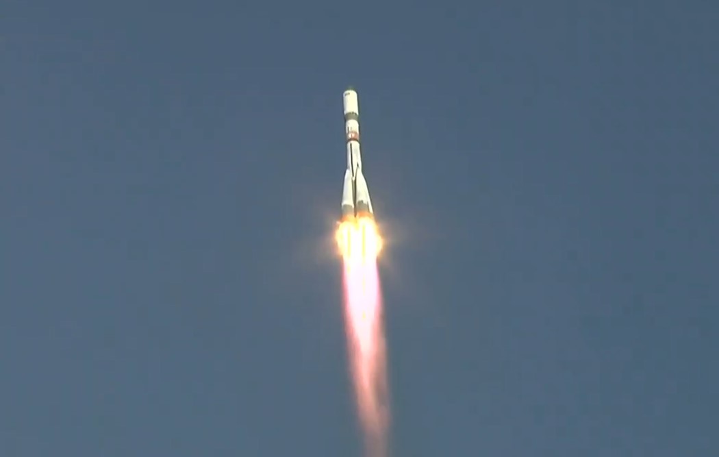 The Progress 94 cargo spacecraft launches to the International Space Station on March 22, 2026.