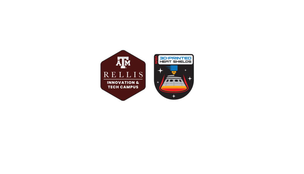 Texas A&M RELLIS and AMTPS logos