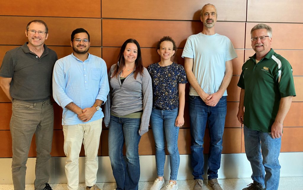November 2023 IMPAQT Team Photo - Photo (from L to R): James Crawford, Prajjwal Rawat, Laura Judd, Katherine Travis, Luke Valin and James Szykman