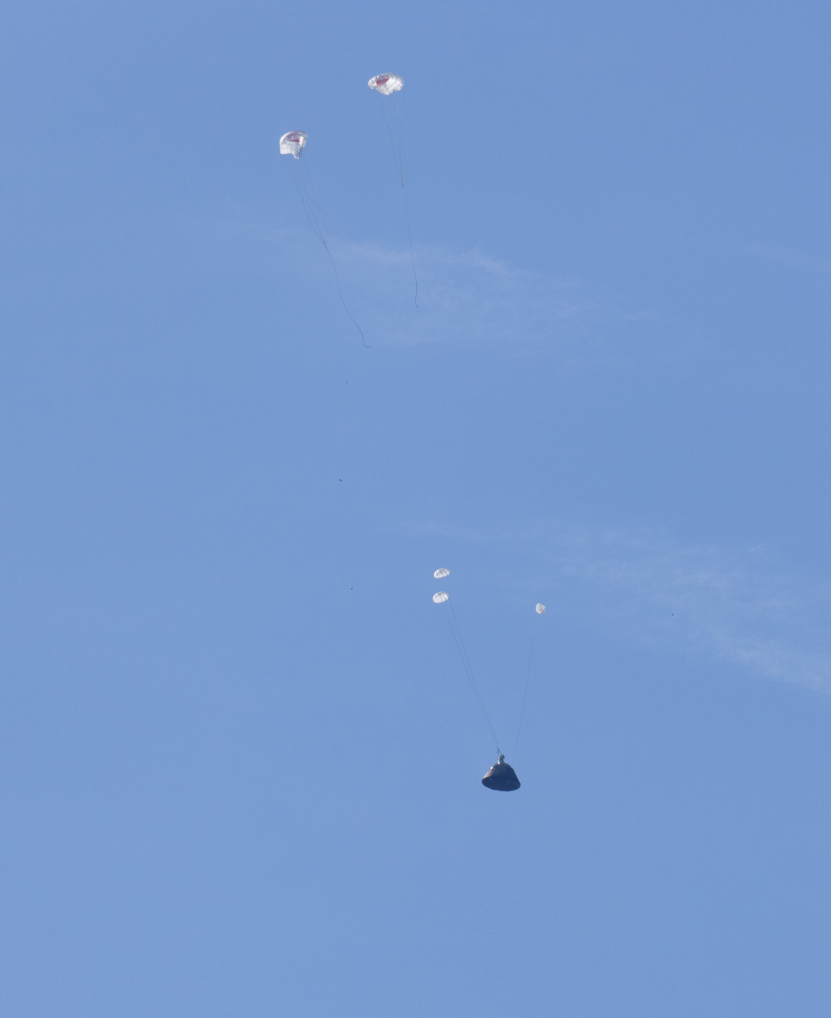 NASA’s Orion spacecraft with Artemis II crewmembers NASA astronauts Reid Wiseman, commander; Victor Glover, pilot; Christina Koch, mission specialist; and...