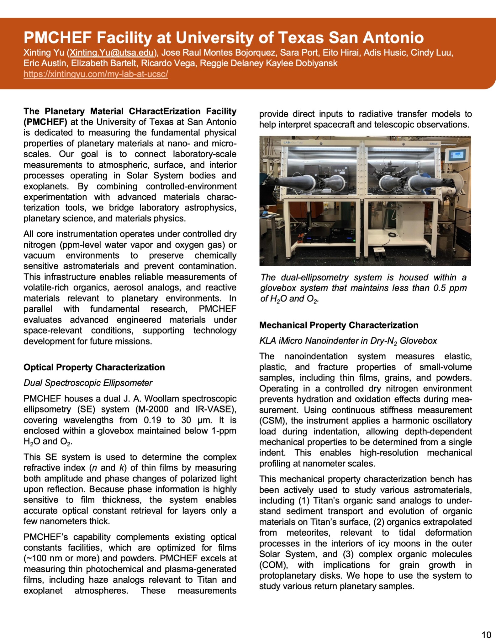 Image of the 11th page of the laboratory astrophysics newsletter issue 2, with text about the theme Exoplanets.