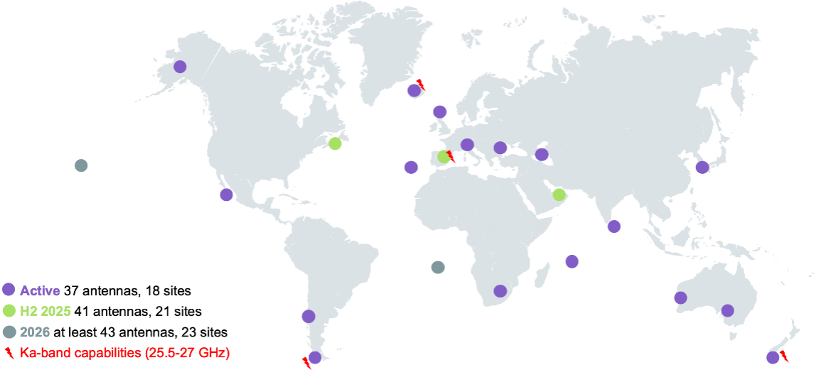 world map with dots on various locations