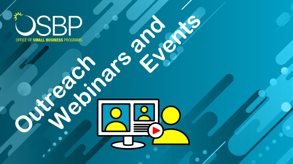 OSBP Outreach Webinars and Events