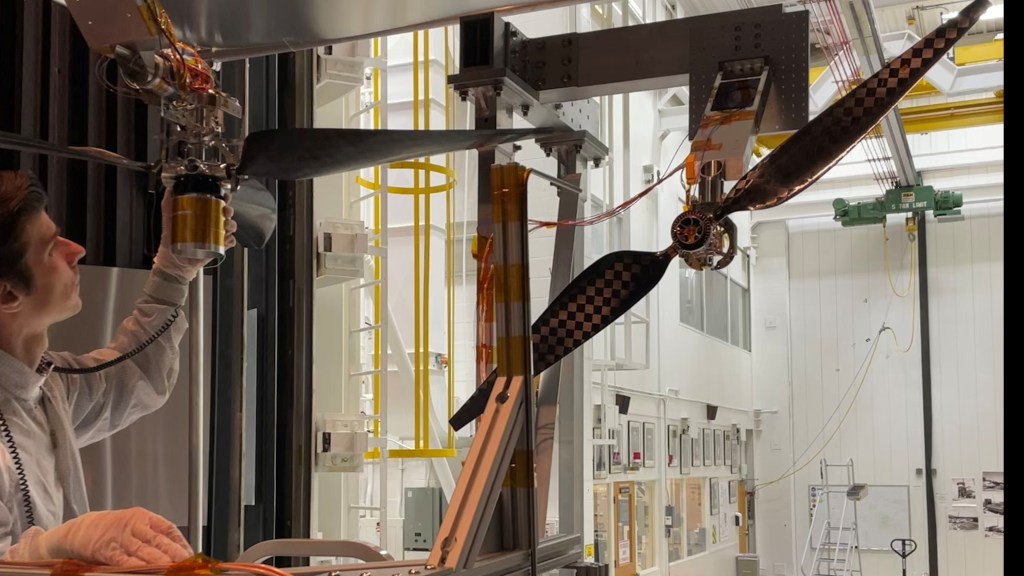 NASA Pushes Next-Gen Mars Helicopter Rotor Blades Past Mach 1