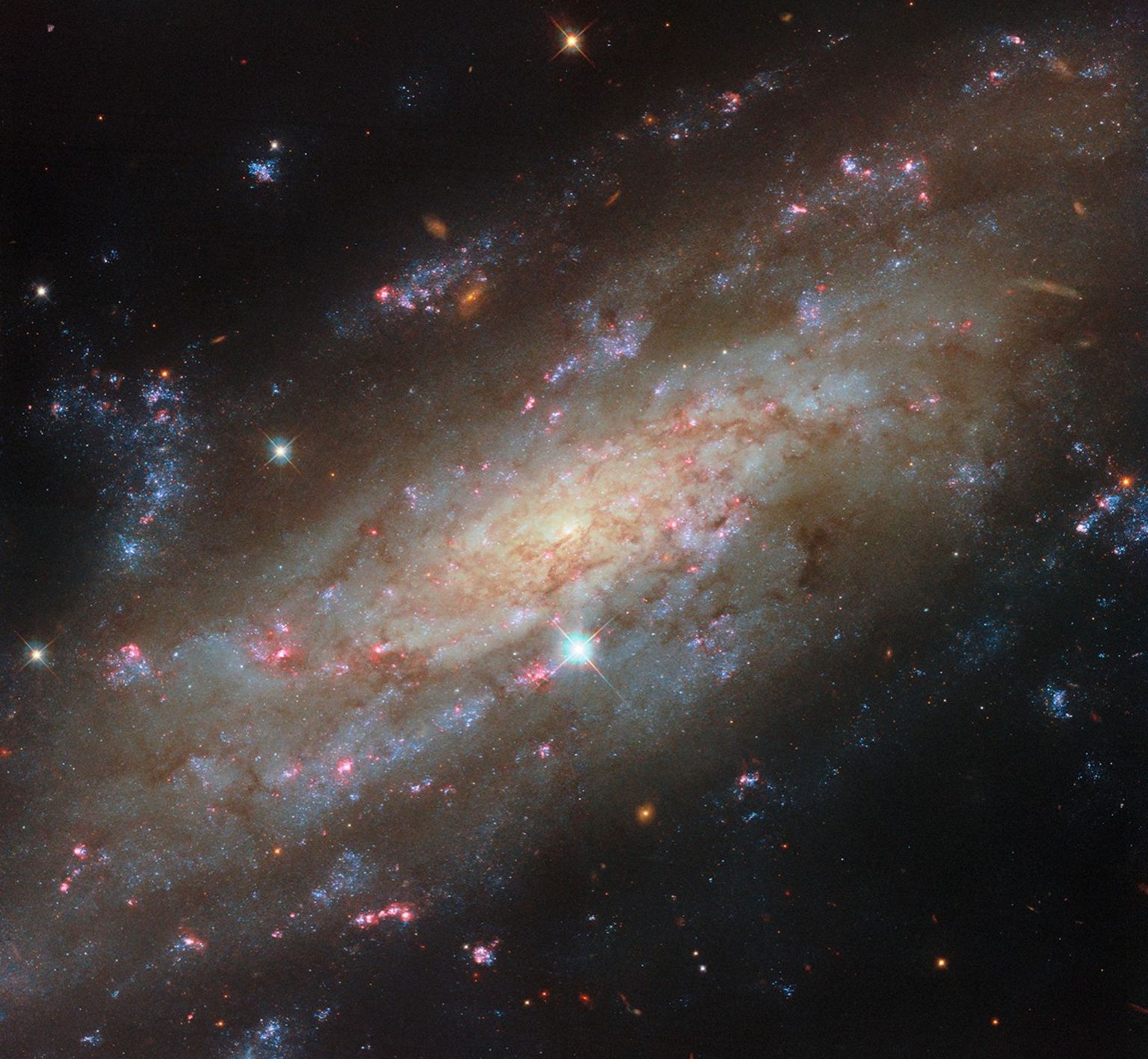 Hubble Spots a Starry Spiral