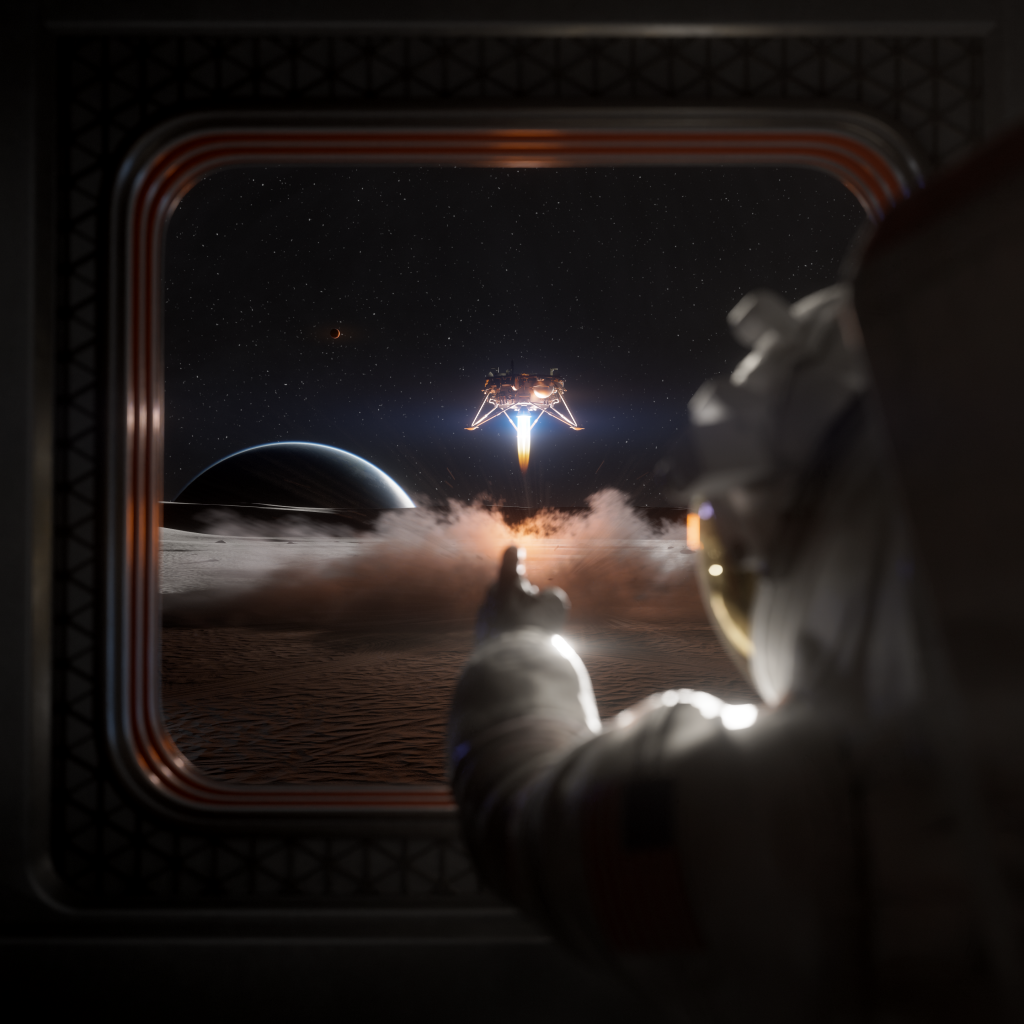 Moon Base Renderings