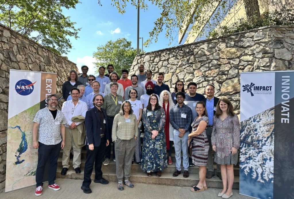The Surya Heliophysics Foundation Model collaborative team met for a two day Project Kick Off Meeting hosted by the NASA ODSI IMPACT AI team on October 2 and 3, 2024 in Huntsville, Alabama at the University of Alabama in Huntsville’s National Space Science and Technology Center (NSSTC). At the meeting, the team discussed plans for the architecture of the model, the science behind it, and specific use cases thought to be most helpful to the heliophysics community.