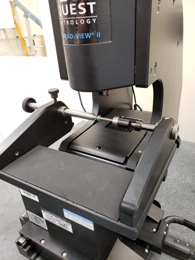 Metrology-Thread form inspection using ThreadView Instrument