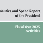Portion of the front cover of the FY 2025 Aeronautics and Space Report of the President.