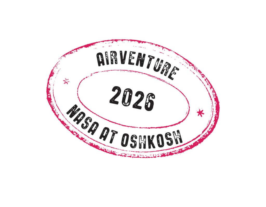 AirVenture 2026 Endorsement Stamp for Flight Log.