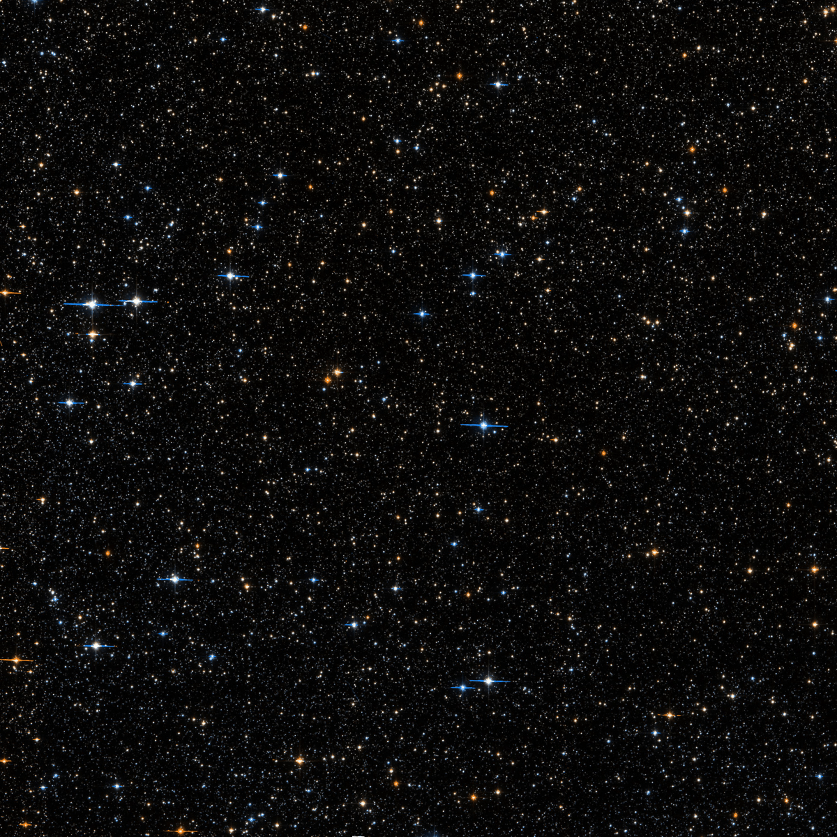 A Hubble image of the center of the galaxy
