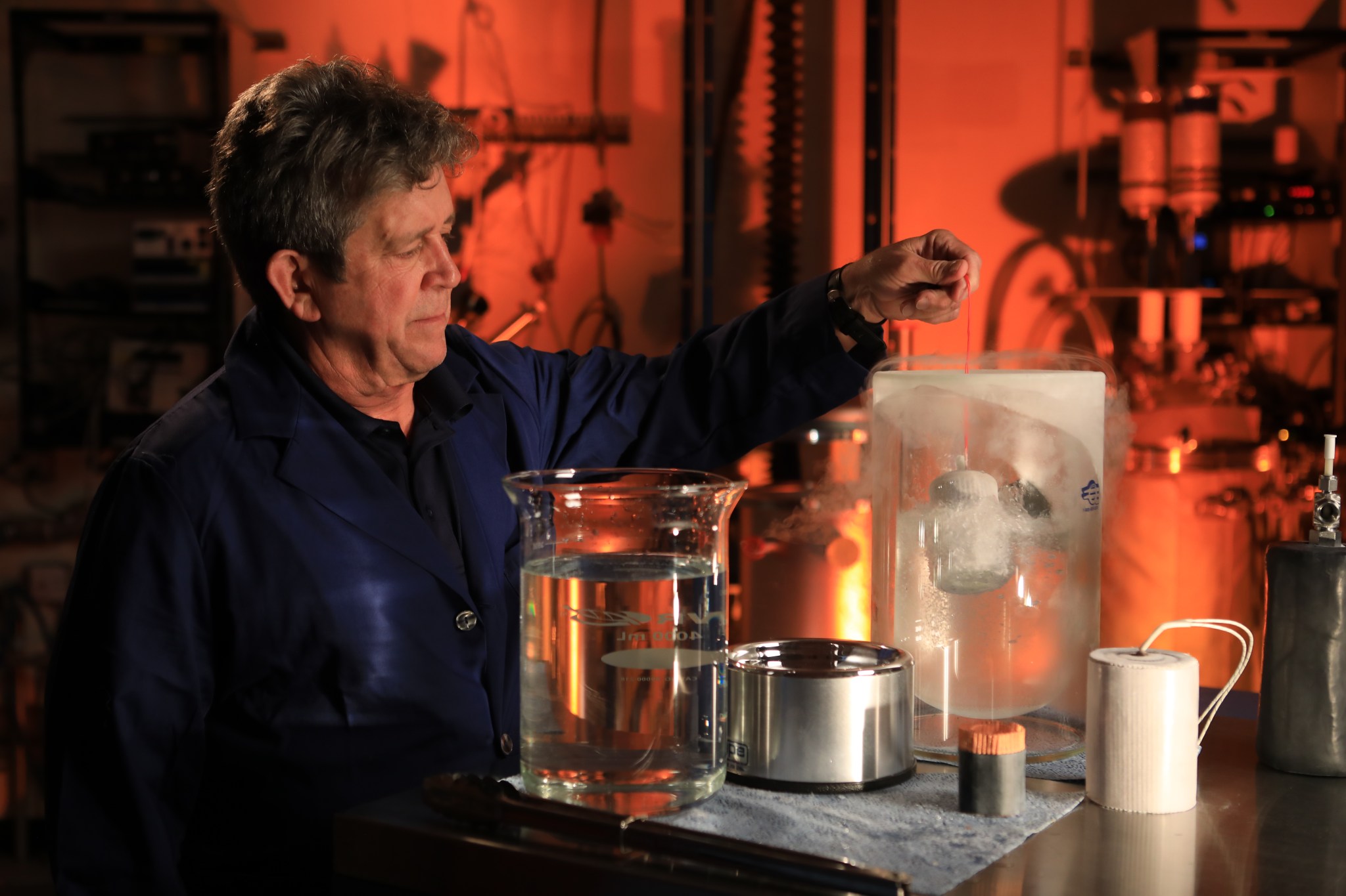 Cryogenics Testing Laboratory working in lab