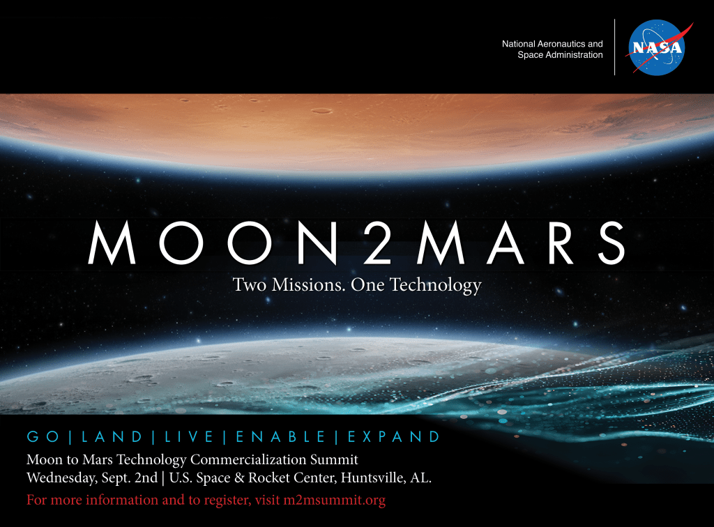Moon2Mars Summit. Two Missions. One Technology.