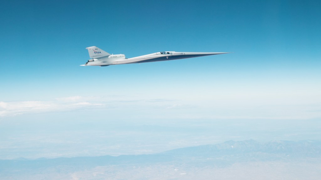 NASA’s X-59 Reaches Speed, Altitude for Future Quiet Supersonic Flights