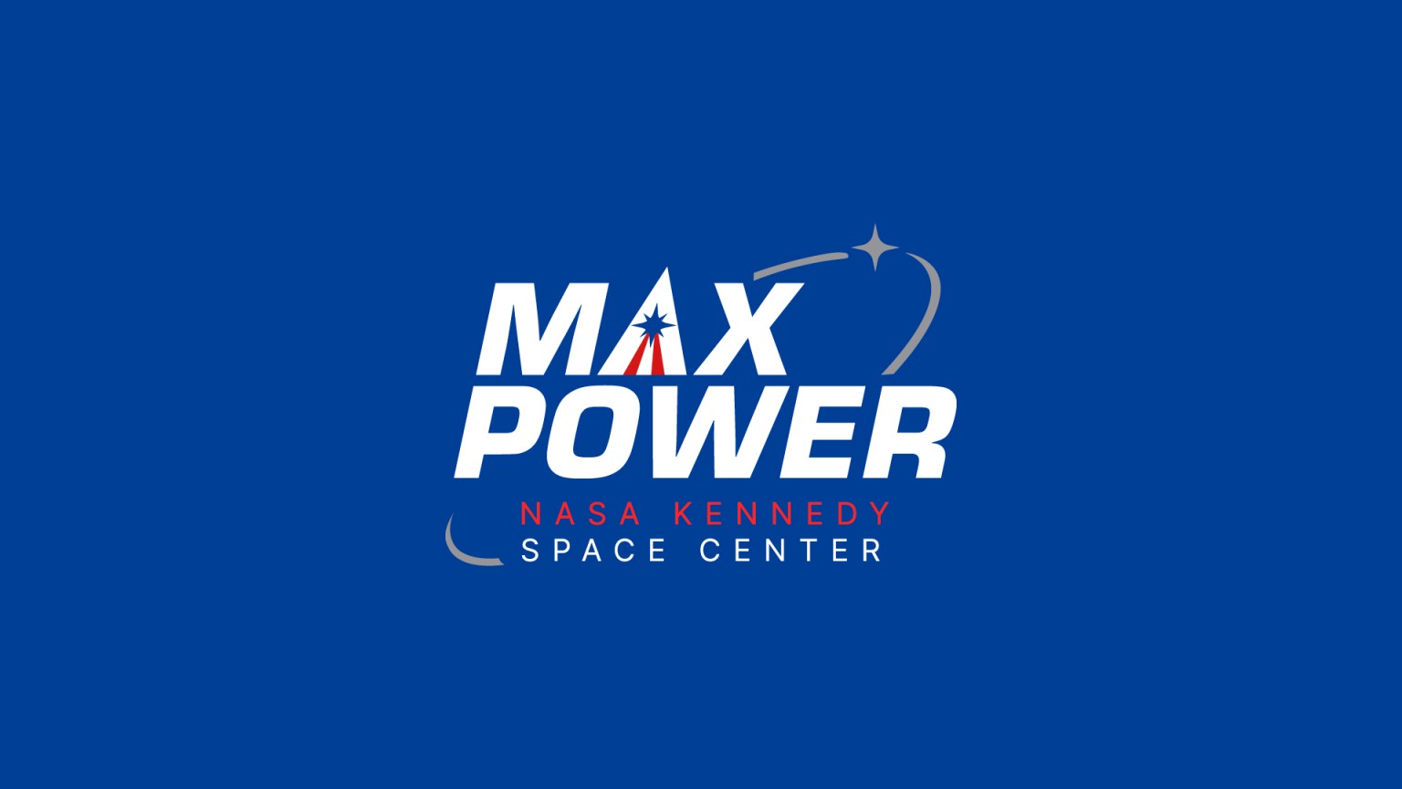 MAX POWER graphic is seen against a blue background