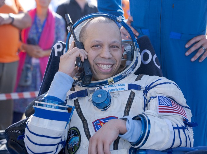 NASA Astronaut Chris Williams Returns to Earth