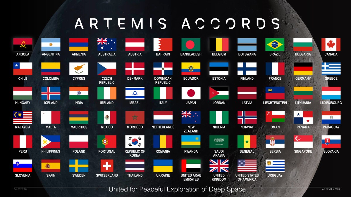 NASA Welcomes Mauritius as 70th Artemis Accords Signatory