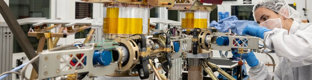 Technician working on a piece of equipment