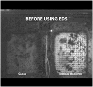 Before and After of using a Electrodynamic Dust Shield