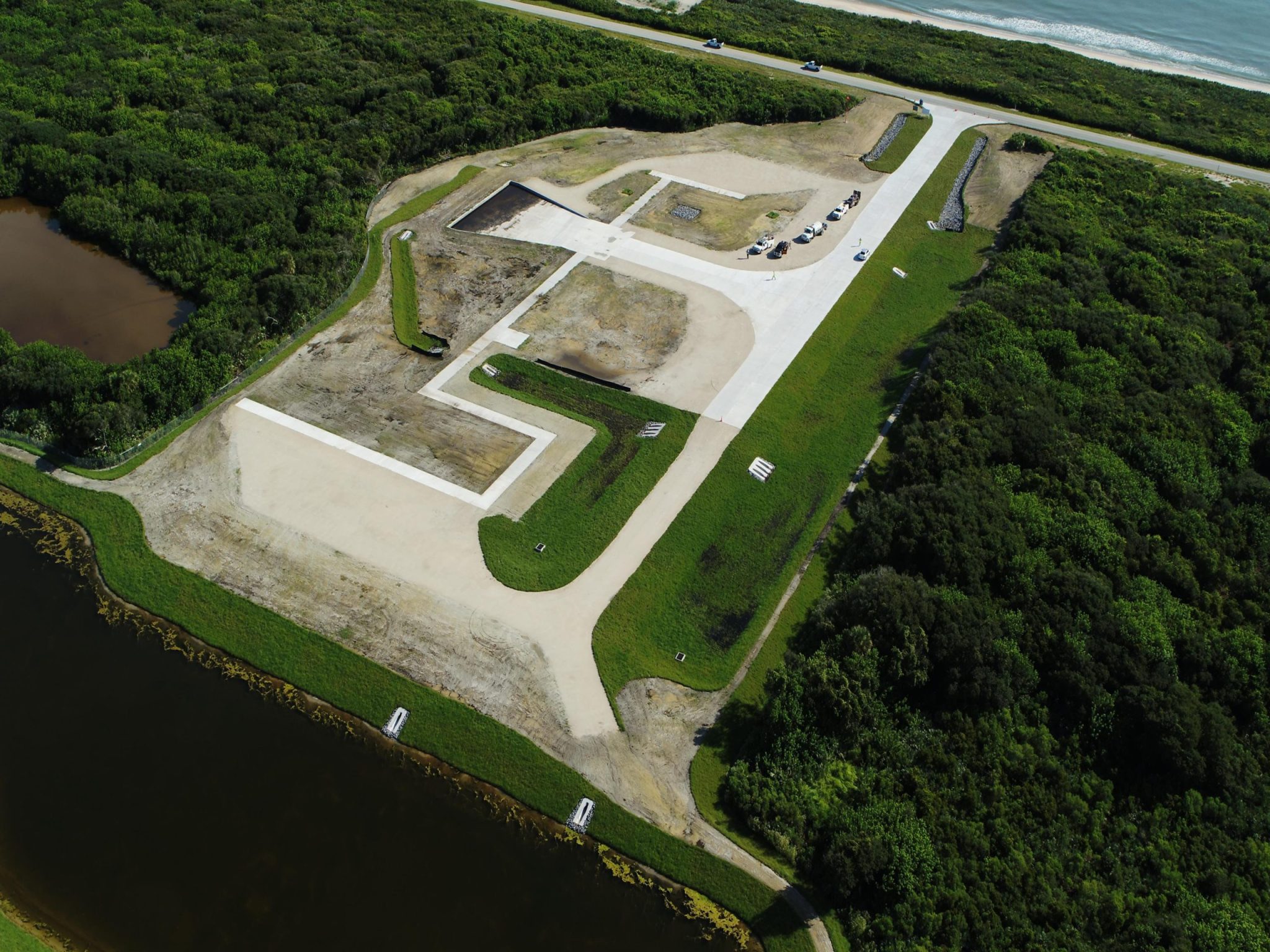 Launch Complex 48 (LC-48) is a new multi-user launch pad built to encourage and support growth of the emerging small class vehicle and small satellite industry. LC-48 is able to accommodate a variety of small class launch vehicles, including their ground support equipment. Pad users also have the opportunity to take advantage of specialized Kennedy Space Center (KSC) services and resources that are unique to the nation’s premier multi-user spaceport. LC-48 Capability Overview LC-48 has been designed as a versatile and capable launch complex to support a wide range of partners. Site features are viewable here. Multi-user architecture was designed to accommodate a wide variety of potential customer vehicles First-time static fire tests and initial test flights of new vehicles are permitted. Maximum gross liftoff weight is 300,000 lbs Maximum vehicle thrust is 500,000 lbs Command and control capability can be provided Portable commodities and equipment can be provided Launch Complex 48 NASA Fact Sheet Small Class Vehicles Detailed discussions are needed to evaluate the suitability of LC-48 for a commercial provider’s needs.