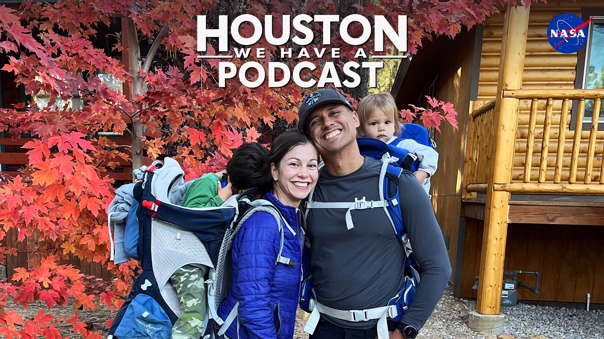 HWHAP Ep. 428. The Menon family poses for a photo while on a hike.