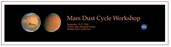 Mars Dust Cycle Workshop Advertisement for the MCMC