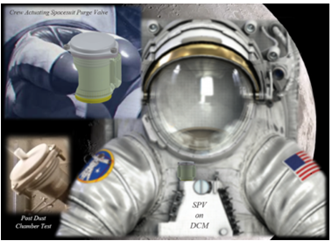 Collage of Xemu Lunar Dust Protection Devices