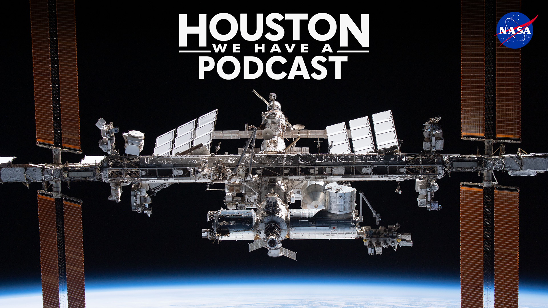 HWHAP Ep. 435. The International Space Station orbits above the Earth.