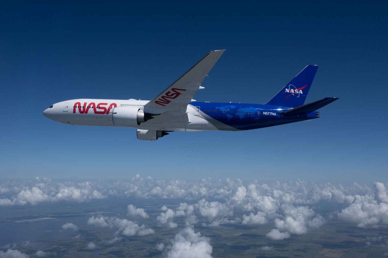 NASA’s B777 Gets New Coat of Paint