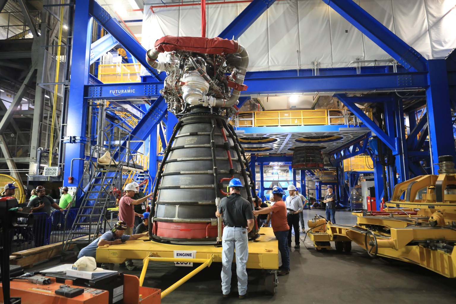 NASA inicia instalação dos motores RS-25 do SLS para a Artemis III