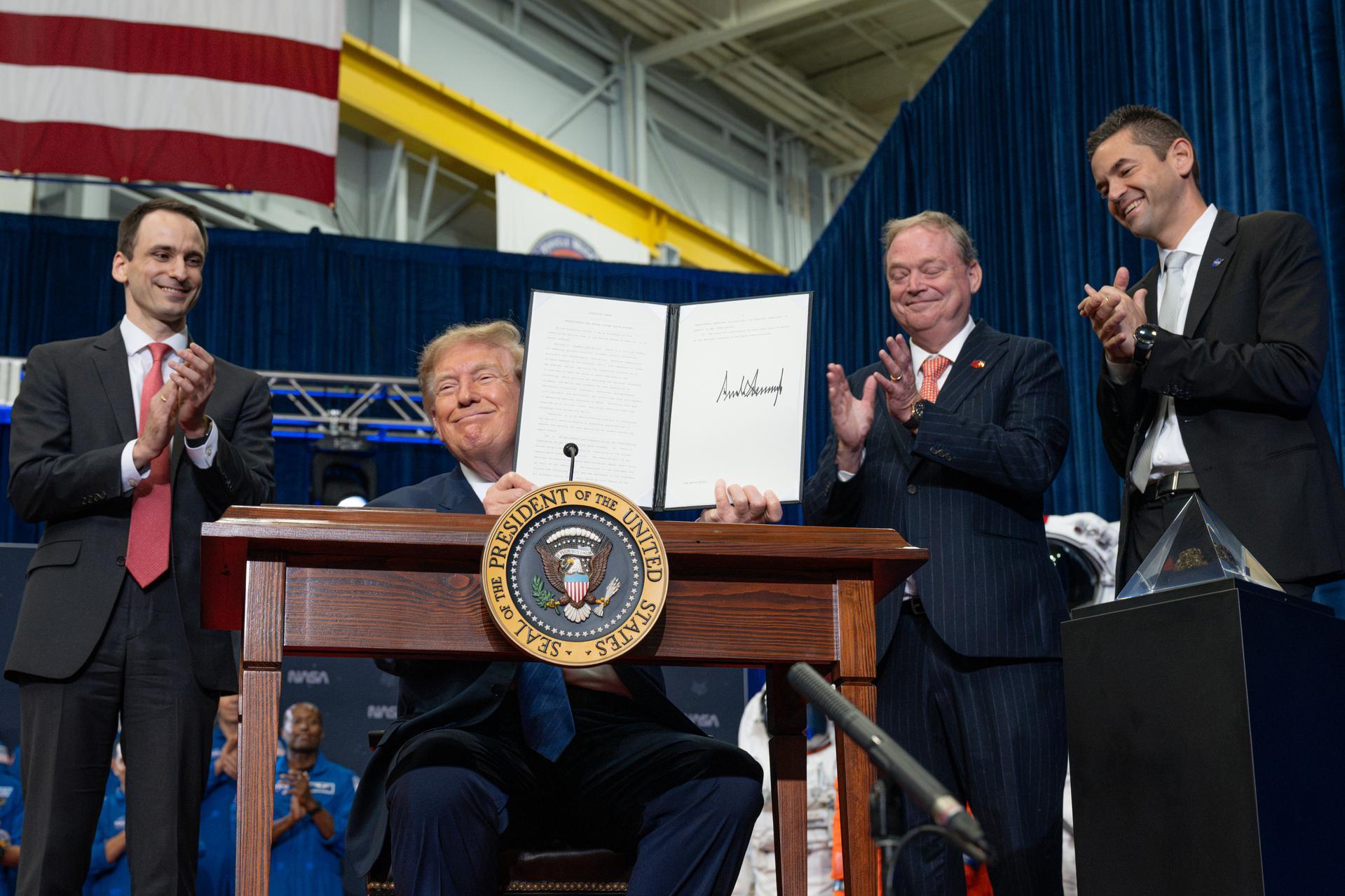 President Trump Signs Executive Order to Create US Space Academy  