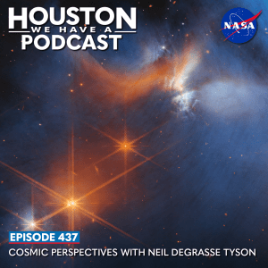 Houston We Have a Podcast Episode 437: Cosmic Perspectives with Neil deGrasse Tyson An image of the Chamaeleon I Molecular Cloud taken by the James Webb Space Telescope.